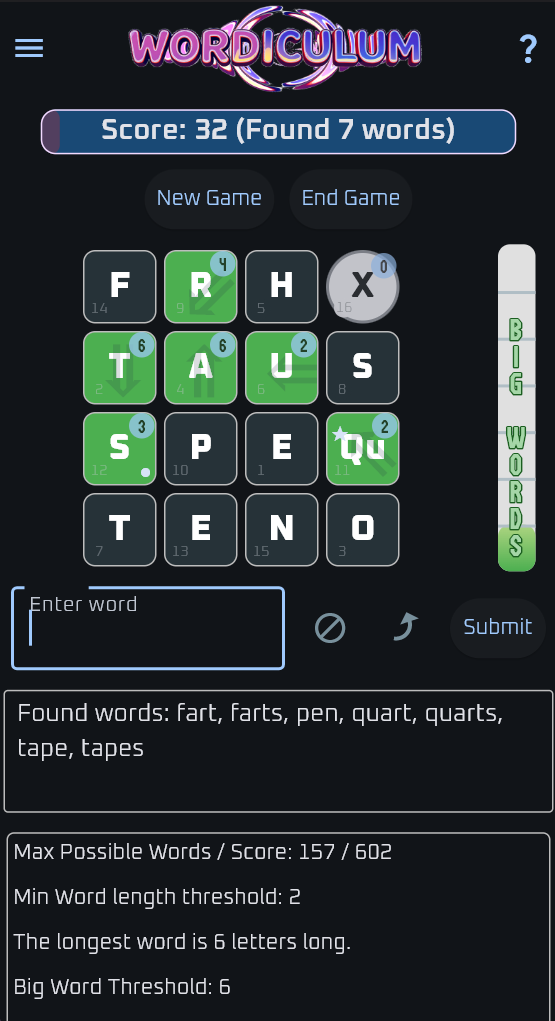 Letter Points